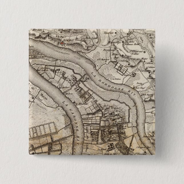 Bec d'Ambes 15 Cm Square Badge (Front)