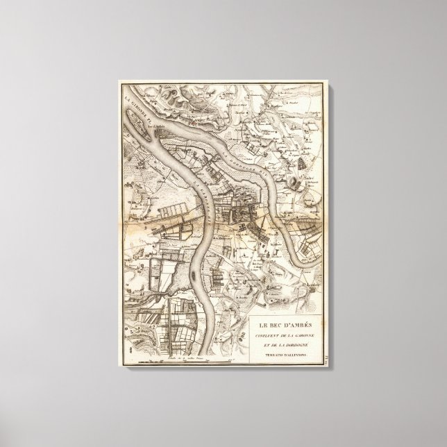 Bec d'Ambes Canvas Print (Front)