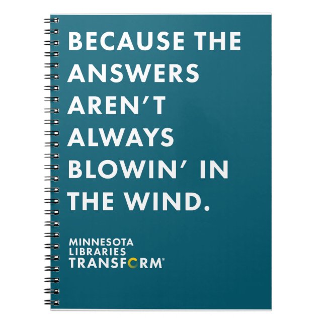 Because Blowin' Notebook (Front)