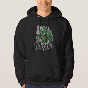 Because I Got High High Couple Weed Hoodie