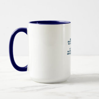 Because I have a clean vest — Loriot Nudel Mug