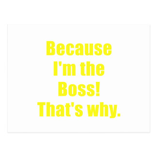 Im The Boss Gifts - T-Shirts, Art, Posters & Other Gift Ideas | Zazzle