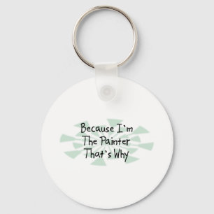 Because I'm the Painter Key Ring