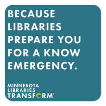 Because Know Teal Square Sticker