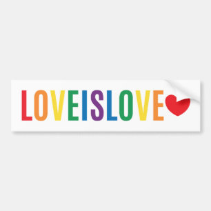 Because Love is Love Bumper Sticker