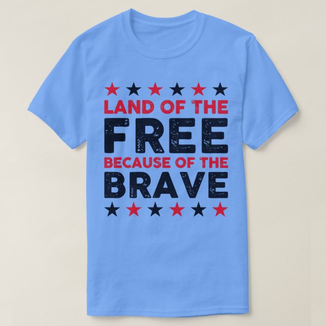 Because of the Brave T-Shirt (Design Front)
