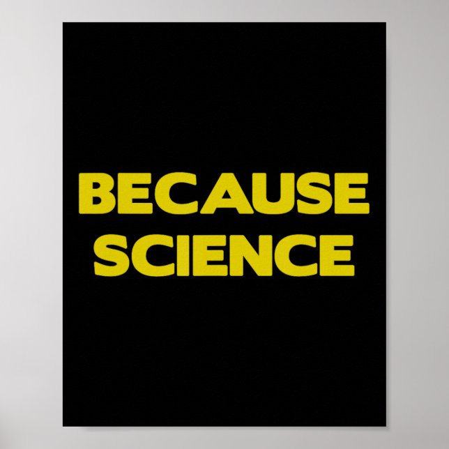 Because Science Earth Science Teach Teacher Climat Poster (Front)
