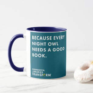 Because Teal Night Owl Mug