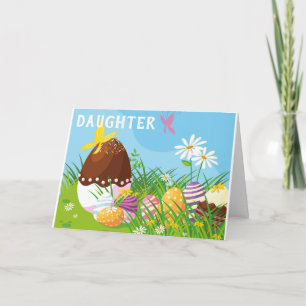 BECAUSE "YOU" ARE MY *DAUGHTER* EASTER IS SPECIAL HOLIDAY CARD
