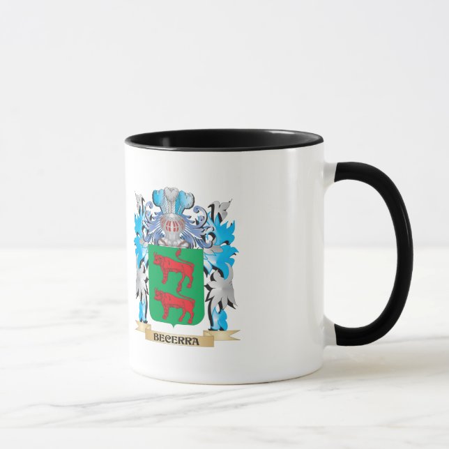 Becerra Coat of Arms Mug (Right)
