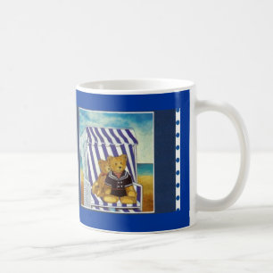 Becher watercolor motif "Teddys in the beach baske Coffee Mug