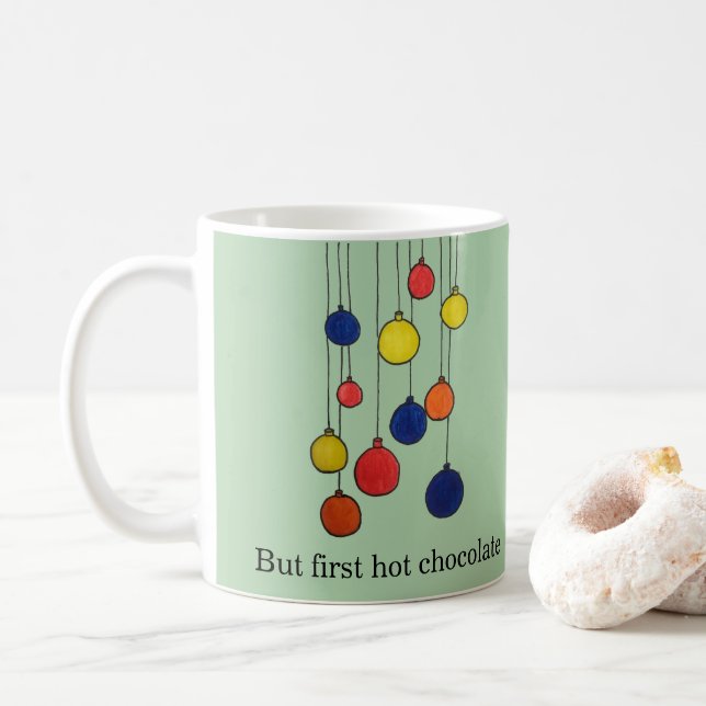 Becher Weihnachten Kakao Coffee Mug (With Donut)