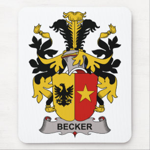 Becker Family Crest Mouse Mat