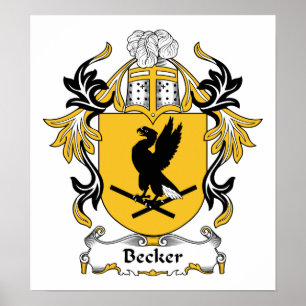 Becker Family Crest Poster
