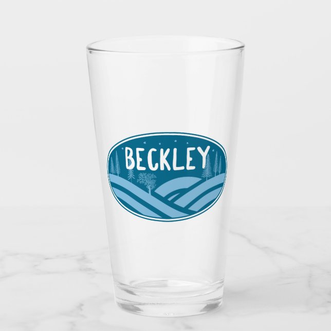 Beckley West Virginia Outdoors Glass (Front)