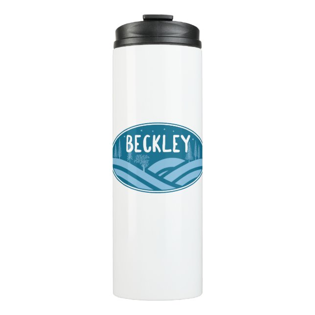 Beckley West Virginia Outdoors Thermal Tumbler (Front)