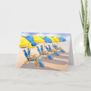Beckoning Beachbrellas Card