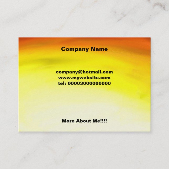 Beckoning Hand Business Card (Front)