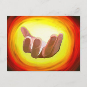 Beckoning Hand Postcard