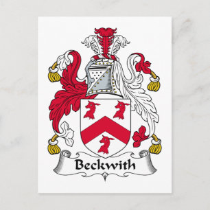 Beckwith Family Crest Postcard