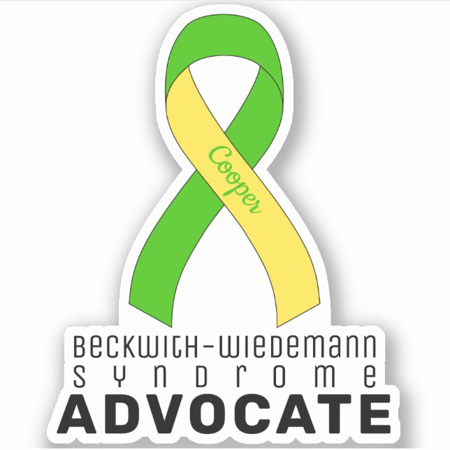 Beckwith-Wiedemann-Syndrome Advocate Vinyl Sticker (Front)