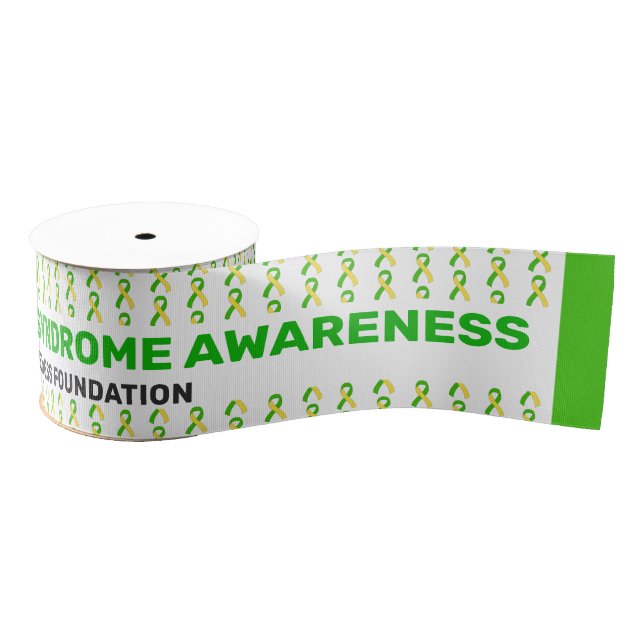 Beckwith-Wiedemann Syndrome Awareness Pattern Grosgrain Ribbon (Spool)
