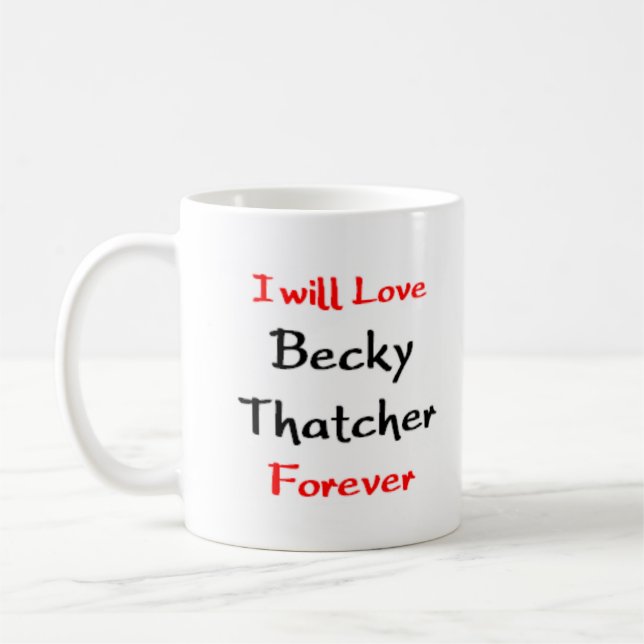 becky thatcher coffee mug (Left)