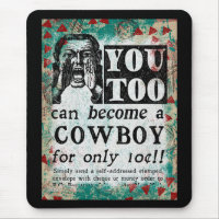 Become A Cowboy - Funny Vintage Ad