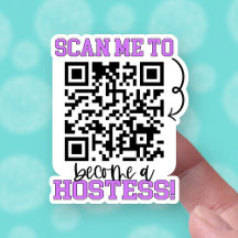 Become a Hostess Purple QR Code Small Business