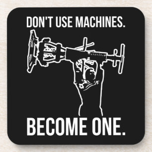 Become A Machine - Funny Cartoon Strongman Lifting Coaster