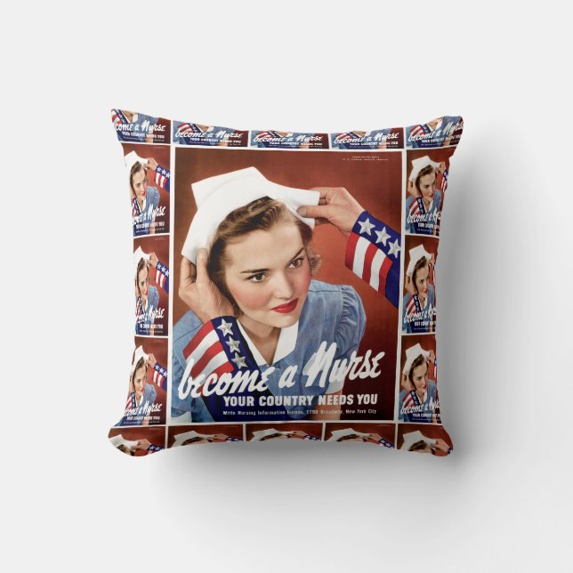 Become A Nurse Cushion (Front)