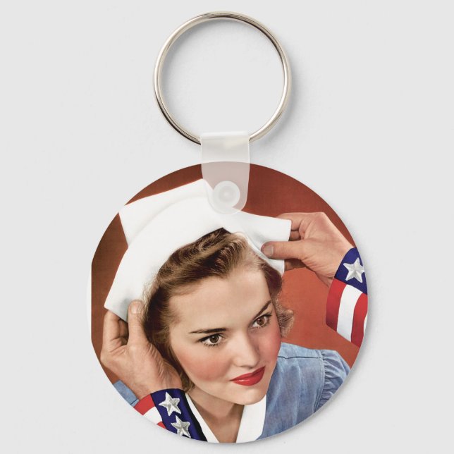 Become A Nurse Key Ring (Front)