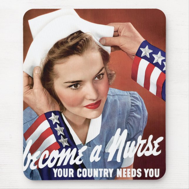 Become A Nurse Mouse Mat (Front)