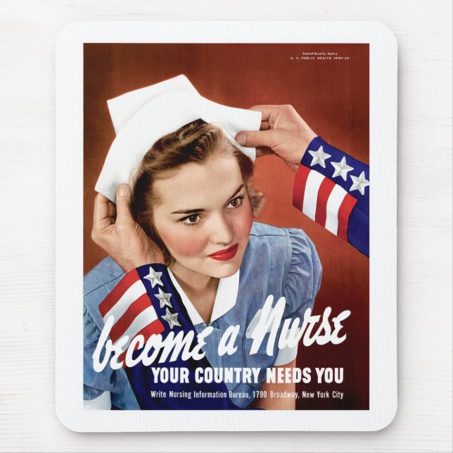 Become a Nurse Mouse Mat (Front)