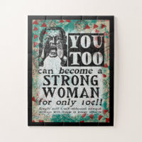 Become A Strong Woman - Funny Vintage Ad