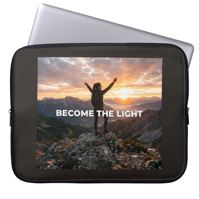 Become the light laptop sleeve (Front)