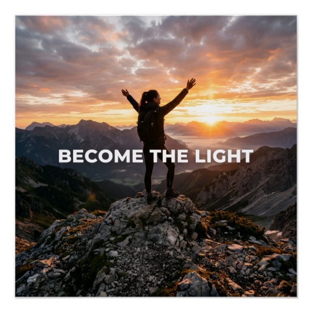 Become the Light Poster (Front)