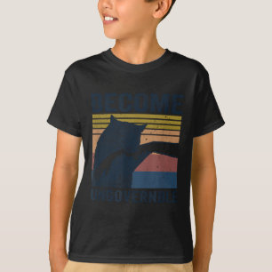 Become Ungovernable - Black Cat Biting Hand Funny  T-Shirt