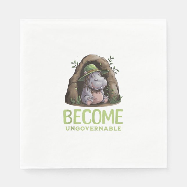 Become Ungovernable Tank Top Napkin (Front)