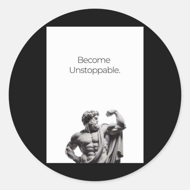 Become Unstoppable Sticker  (Front)