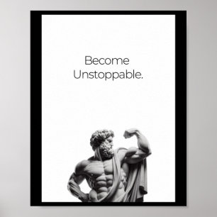 Become Unstoppable Sticker  Poster