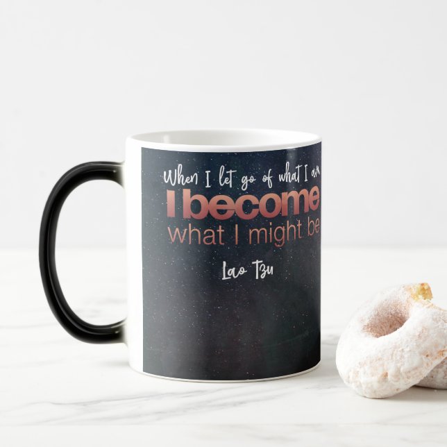 Become What I Might Be Magic Mug (With Donut)