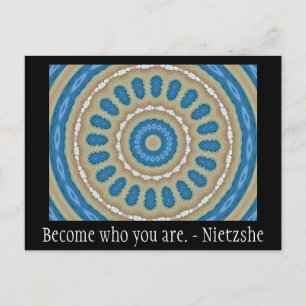 Become who you are. - Nietzshe Postcard