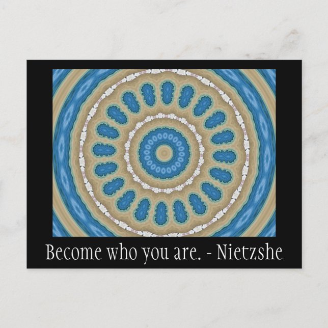 Become who you are. - Nietzshe Postcard (Front)