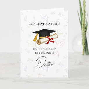 Becoming a Doctor Graduation Congratulations Card