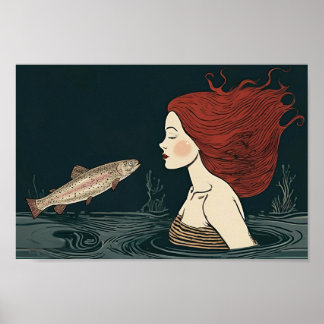 Becoming a Mermaid. Kissed  by the Fish King  Poster