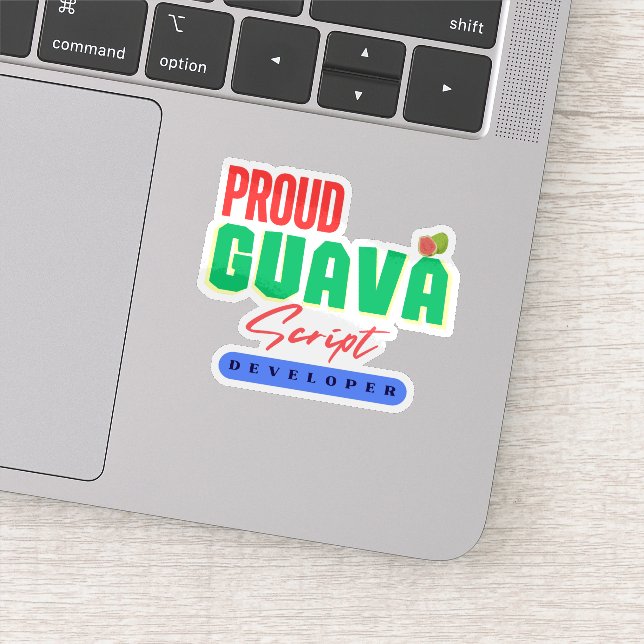 Becoming GuavaScript Language Developer Sticker (Detail)