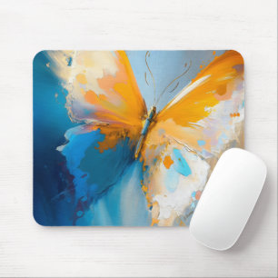 Becoming Light – Abstract Butterfly In Motion Mouse Mat