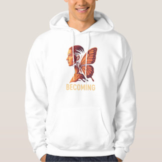 Becoming Light – Human Metamorphosis Design Hoodie