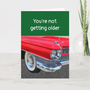 Becoming Older or a Classic? personalised Birthday Card